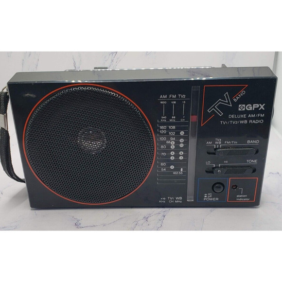 Vintage Prix GPX A303 Portable Multi Band Receiver Radio AM/FM WB - Picture 1 of 7